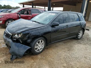 2006 Kia Spectra with VIN KNAFE161765226241, listed as a Copart auction lot 72935714 with 278,033 mi miles and Salvage Title. Bid and sale history available at carsss.com. Image 1.
