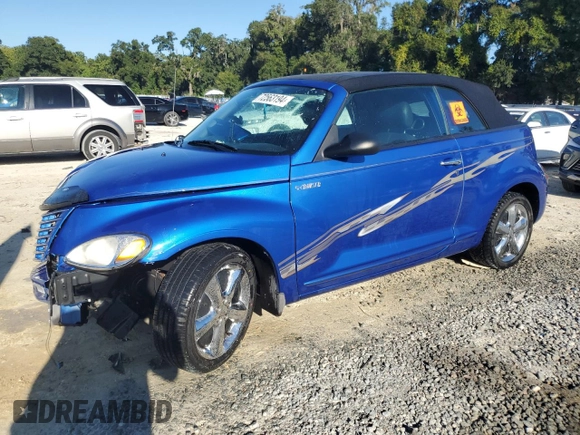 2005 Chrysler PT Cruiser GT with VIN 3C3AY75S75T363958, listed as a Copart auction lot 72563194 with 49,918 mi miles and Salvage Title. Bid and sale history available at carsss.com. Image 1.