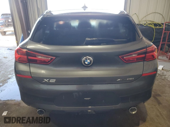2019 BMW X2 xDrive28i with VIN WBXYJ5C57K5N73393, listed as a Copart auction lot 82910154 with 21,138 mi miles and Salvage Title. Bid and sale history available at carsss.com. Image 6.