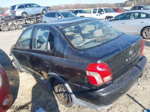 2002 Toyota ECHO with VIN JTDBT123025023104, listed as a IAAI auction lot 41708086 with NaN miles. Bid and sale history available at carsss.com. Image 3.