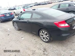 2012 Honda Civic Cpe Si with VIN 2HGFG4A51CH703857, listed as a IAAI auction lot 41484989 with 123,814 mi miles. Bid and sale history available at carsss.com. Image 14.