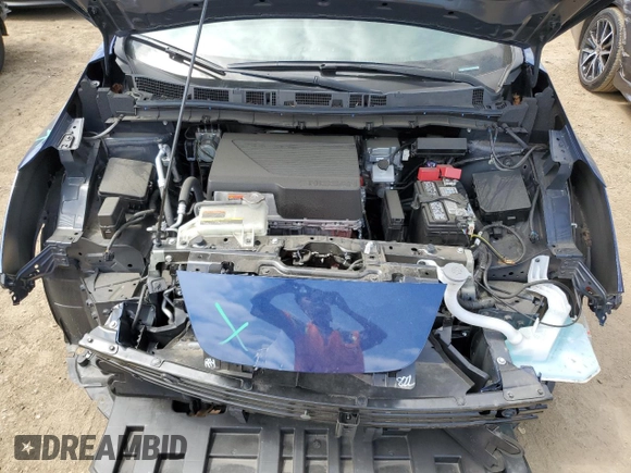 2022 Nissan LEAF S with VIN 1N4AZ1BVXNC563805, listed as a Copart auction lot 53060015 with 25,040 mi miles and Salvage Title. Bid and sale history available at DreamBid. Image 11.