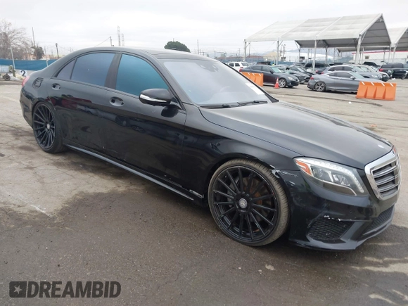 2015 Mercedes-Benz S 550 with VIN WDDUG8CB9FA179284, listed as a IAAI auction lot 41482962 with 81,075 mi miles and . Bid and sale history available at DreamBid. Image 1.