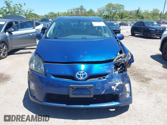 2010 Toyota Prius II with VIN JTDKN3DU7A0106780, listed as a IAAI auction lot 42049536 with 285,173 mi miles. Bid and sale history available at carsss.com. Image 12.