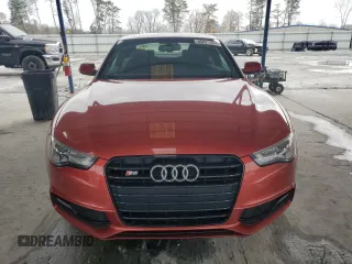 2015 Audi S5 Premium Plus with VIN WAUCGAFRXFA029509, listed as a Copart auction lot 85071334 with 68,965 mi miles and Salvage Title. Bid and sale history available at carsss.com. Image 5.