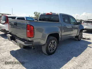 2021 Chevrolet Colorado 2WD Work Truck z VIN 1GCGSBEA4M1153163, wystawiony jako Copart lot #57791375 z przebiegiem 47 561 mil mil oraz Nie do naprawy • Non repairable. Historia ofert i sprzedaży dostępna na DreamBid. Obrazek 3.