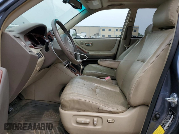 2006 Toyota Highlander w/3rd Row z VIN JTEEP21AX60151159, wystawiony jako Copart lot #53717215 z przebiegiem 229 558 mil mil oraz Czysty tytuł • Clean title. Historia ofert i sprzedaży dostępna na DreamBid. Obrazek 7.