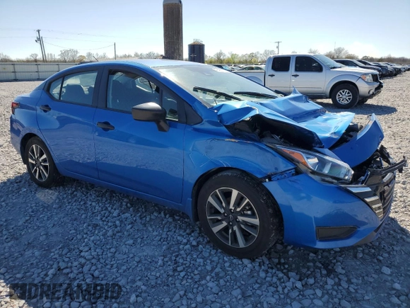 2024 Nissan Versa S with VIN 3N1CN8DV6RL866873, listed as a Copart auction lot 49498055 with 5,344 mi miles and Salvage Title. Bid and sale history available at DreamBid. Image 4.