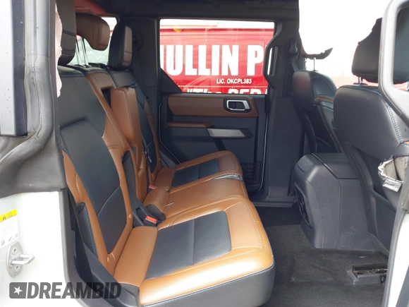 2022 Ford Bronco with VIN 1FMEE5DPXNLA96815, listed as a IAAI auction lot 42333347 with 45,755 mi miles and . Bid and sale history available at DreamBid. Image 8.