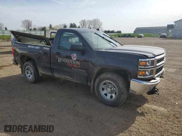 2014 Chevrolet Silverado 1500 Work Truck with VIN 1GCNKPEH9EZ174417, listed as a Copart auction lot 54237685 with Not Provided miles and Salvage Title. Bid and sale history available at DreamBid. Image 4.