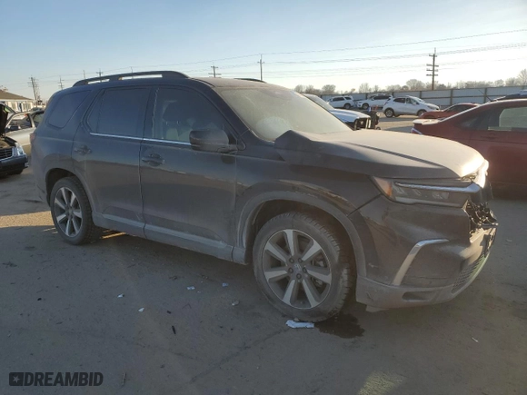 2023 Honda Pilot Touring with VIN 5FNYG2H73PB007127, listed as a Copart auction lot 42763615 with 36,200 mi miles and Salvage Title. Bid and sale history available at carsss.com. Image 4.