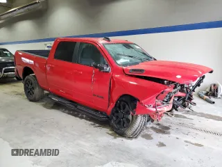 2024 Ram 2500 Big Horn with VIN 3C6UR5DJ6RG397057, listed as a Copart auction lot 53241825 with 5,186 mi miles and Salvage Title. Bid and sale history available at carsss.com. Image 4.