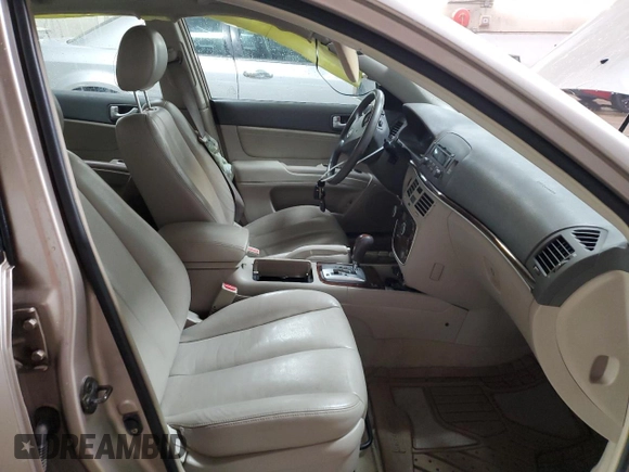 2006 Hyundai Sonata GLS with VIN 5NPEU46F36H108976, listed as a Copart auction lot 51104495 with 166,488 mi miles and Salvage Title. Bid and sale history available at DreamBid. Image 7.