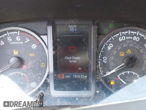 2016 Toyota Tacoma SR with VIN 3TMCZ5AN0GM001120, listed as a IAAI auction lot 41769108 with 190,635 mi miles and . Bid and sale history available at DreamBid. Image 7.