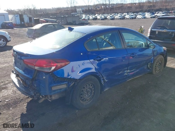 2017 Kia Forte LX with VIN 3KPFL4A75HE050061, listed as a IAAI auction lot 41897704 with 113,578 mi miles. Bid and sale history available at carsss.com. Image 4.