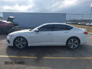 2021 Acura TLX w/Advance Package with VIN 19UUB5F60MA003776, listed as a IAAI auction lot 40692832 with 35,045 mi miles. Bid and sale history available at carsss.com. Image 14.