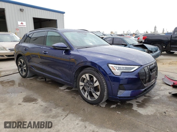 2022 Audi e-tron Premium with VIN WA1AAAGE5NB034143, listed as a Copart auction lot 43930573 with 4,484 mi miles. Bid and sale history available at carsss.com. Image 4.