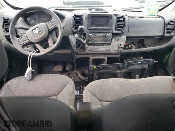 2023 Ram ProMaster Cargo with VIN 3C6MRVJG4PE507234, listed as a Copart auction lot 44520365 with Not Provided miles and Salvage Title. Bid and sale history available at DreamBid. Image 8.