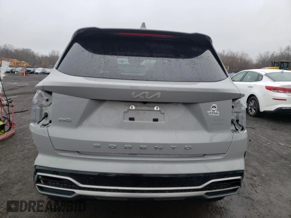 2022 Kia Sorento SX with VIN 5XYRKDLF9NG081798, listed as a Copart auction lot 47594945 with 64,278 mi miles and Salvage Title. Bid and sale history available at carsss.com. Image 6.