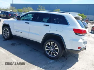 2018 Jeep Grand Cherokee Limited with VIN 1C4RJFBG3JC245943, listed as a IAAI auction lot 42287279 with 107,719 mi miles and . Bid and sale history available at DreamBid. Image 3.