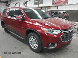 2018 Chevrolet Traverse LT Cloth with VIN 1GNERGKWXJJ195985, listed as a IAAI auction lot 42433430 with 96,072 mi miles and . Bid and sale history available at DreamBid. Image 1.