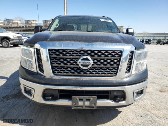 2017 Nissan Titan SV with VIN 1N6AA1E54HN569313, listed as a Copart auction lot 47579445 with 131,863 mi miles and Salvage Title. Bid and sale history available at carsss.com. Image 5.