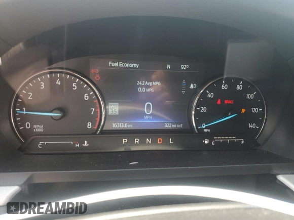 2023 Ford Explorer XLT with VIN 1FMSK8DH4PGC05738, listed as a Copart auction lot 60815665 with 16,313 mi miles and Salvage title. Bid and sale history available at DreamBid. Image 9.