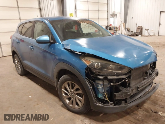 2017 Hyundai Tucson SE with VIN KM8J23A41HU395629, listed as a IAAI auction lot 41340592 with 119,568 mi miles. Bid and sale history available at carsss.com. Image 1.