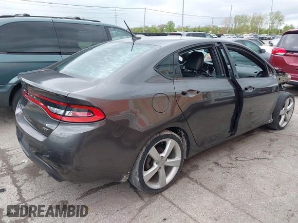 2015 Dodge Dart GT with VIN 1C3CDFEB5FD118856, listed as a IAAI auction lot 42197852 with 119,396 mi miles and . Bid and sale history available at carsss.com. Image 4.
