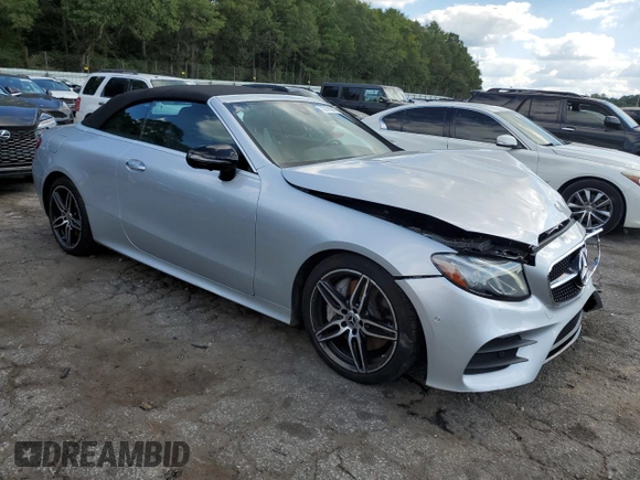 2020 Mercedes-Benz E-Class E 450 with VIN W1K1K6HB9LF137064, listed as a Copart auction lot 73374534 with 12,560 mi miles and Salvage Title. Bid and sale history available at carsss.com. Image 4.