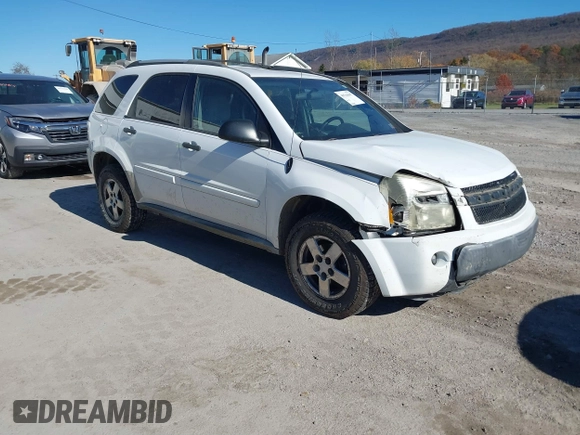 2005 Chevrolet Equinox LS with VIN 2CNDL23F756058315, listed as a IAAI auction lot 40744047 with 103,387 mi miles. Bid and sale history available at carsss.com. Image 1.