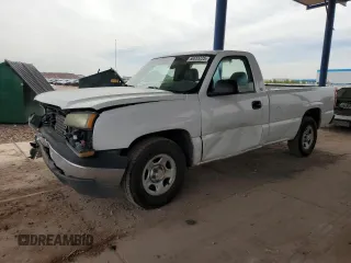 2003 Chevrolet Silverado 1500 Work Truck z VIN 1GCEC14ZX3Z254911, wystawiony jako Copart lot #56555225 z przebiegiem 186 518 mil mil oraz Szkoda całkowita • Salvage title. Historia ofert i sprzedaży dostępna na DreamBid. Obrazek 1.
