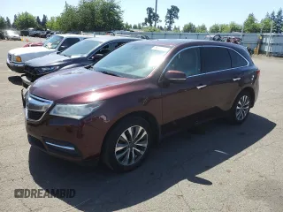 2014 Acura MDX Technology with VIN 5FRYD3H45EB014208, listed as a Copart auction lot 58807455 with 188,235 mi miles and Clean title. Bid and sale history available at DreamBid. Image 1.