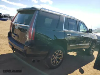 2015 Cadillac Escalade Platinum with VIN 1GYS4PKJ7FR686175, listed as a Copart auction lot 67826284 with 0 mi miles and Salvage Title. Bid and sale history available at carsss.com. Image 3.