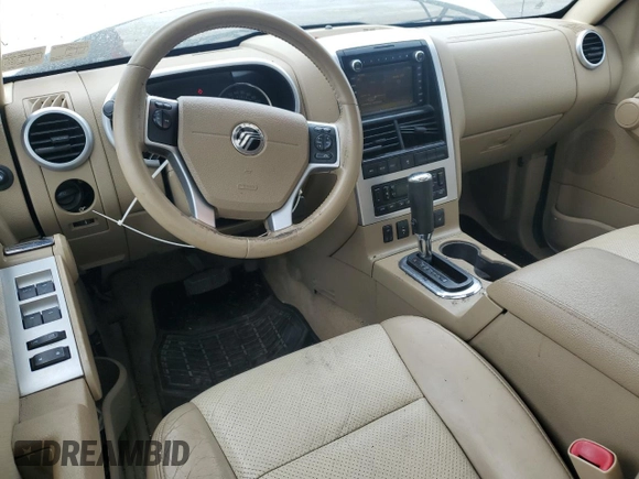 2010 Mercury Mountaineer Premier with VIN 4M2EN4JE6AUJ01346, listed as a Copart auction lot 70575794 with 166,024 mi miles and Salvage Title. Bid and sale history available at carsss.com. Image 8.