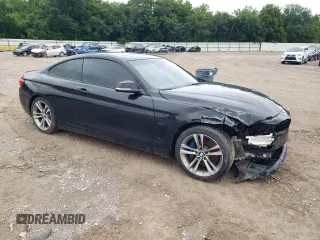 2015 BMW 4 Series 435i with VIN WBA3R1C56FK194429, listed as a Copart auction lot 58838255 with 91,823 mi miles and Salvage title. Bid and sale history available at DreamBid. Image 4.