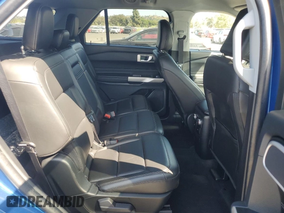 2022 Ford Explorer XLT with VIN 1FMSK7DH5NGB19667, listed as a Copart auction lot 60838495 with 45,469 mi miles and Salvage title. Bid and sale history available at DreamBid. Image 11.