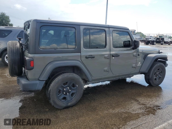2020 Jeep Wrangler Unlimited Sport S z VIN 1C4HJXDN5LW155501, wystawiony jako Copart lot #63217835 z przebiegiem 80 662 mil mil oraz Czysty tytuł • Clean title. Historia ofert i sprzedaży dostępna na DreamBid. Obrazek 3.