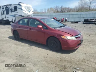 2008 Honda Civic LX with VIN 1HGFA16558L018019, listed as a Copart auction lot 54498205 with 219,956 mi miles and Clean Title. Bid and sale history available at DreamBid. Image 4.