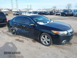 2011 Acura TSX with VIN JH4CU2F68BC002085, listed as a IAAI auction lot 41852295 with 203,747 mi miles. Bid and sale history available at carsss.com. Image 1.