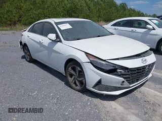 2023 Hyundai Elantra Limited z VIN KMHLN4AJ7PU045447, wystawiony jako IAAI lot #41641077 z przebiegiem 91 593 mil mil oraz . Historia ofert i sprzedaży dostępna na DreamBid. Obrazek 1.