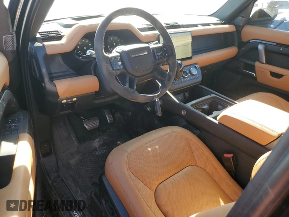 2024 Land Rover Defender with VIN SALEB6EE7R2346435, listed as a Copart auction lot 46250305 with 2,557 mi miles and Salvage title. Bid and sale history available at DreamBid. Image 8.