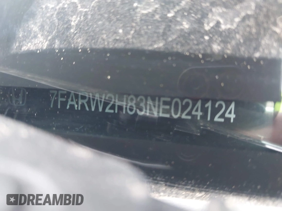 2022 Honda CR-V EX-L with VIN 7FARW2H83NE024124, listed as a IAAI auction lot 42062332 with 18,413 mi miles and . Bid and sale history available at DreamBid. Image 9.