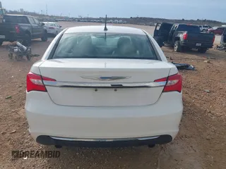 2012 Chrysler 200 Limited with VIN 1C3CCBCGXCN205796, listed as a IAAI auction lot 41482975 with 230,178 mi miles. Bid and sale history available at carsss.com. Image 16.