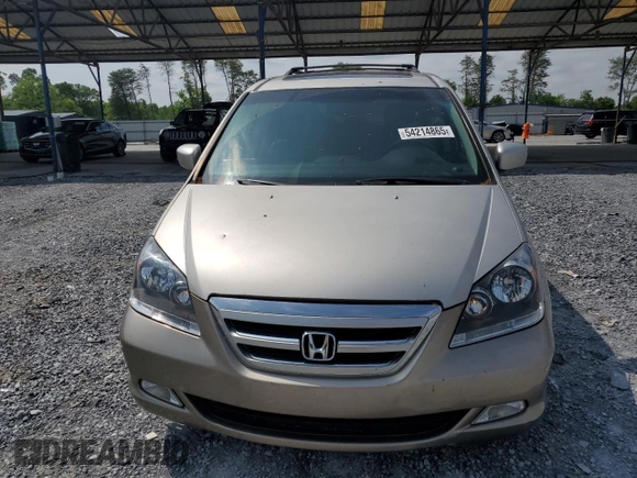 2006 Honda Odyssey Touring с VIN 5FNRL38866B506730, выставлен на аукционе Copart как лот 54214865 с пробегом 241 982 миль миль и Списание • Salvage title. История ставок и продаж доступна на DreamBid. Изображение 5.