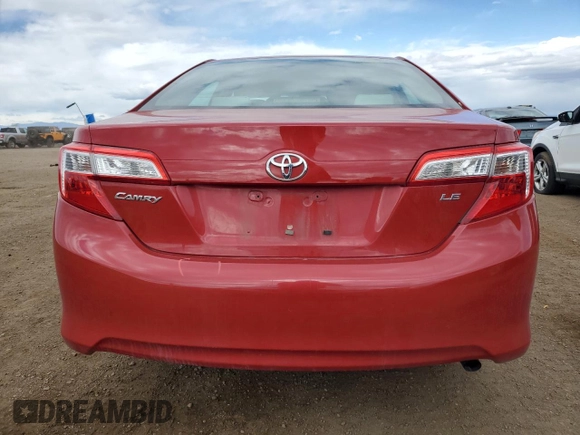 2012 Toyota Camry L with VIN 4T4BF1FK4CR271115, listed as a Copart auction lot 54696785 with 121,134 mi miles and Salvage Title. Bid and sale history available at carsss.com. Image 6.