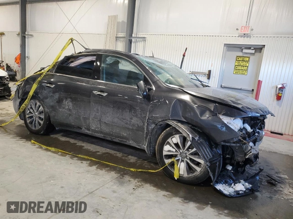 2016 Acura MDX w/Tech/Entertainment with VIN 5FRYD4H62GB059200, listed as a Copart auction lot 45861265 with 0 mi miles and Salvage Title. Bid and sale history available at carsss.com. Image 4.