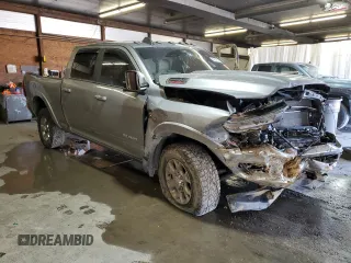 2020 Ram 2500 Laramie with VIN 3C6UR5FL7LG196466, listed as a Copart auction lot 49273125 with 0 mi miles and Salvage Title. Bid and sale history available at carsss.com. Image 4.