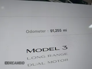 2018 Tesla Model 3 Long Range Battery with VIN 5YJ3E1EB8JF113566, listed as a IAAI auction lot 41726484 with 91,255 mi miles and . Bid and sale history available at DreamBid. Image 15.