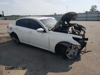 2011 Infiniti G25 Journey with VIN JN1DV6AP5BM601128, listed as a Copart auction lot 69334484 with Not Provided miles and Salvage Title. Bid and sale history available at DreamBid. Image 4.
